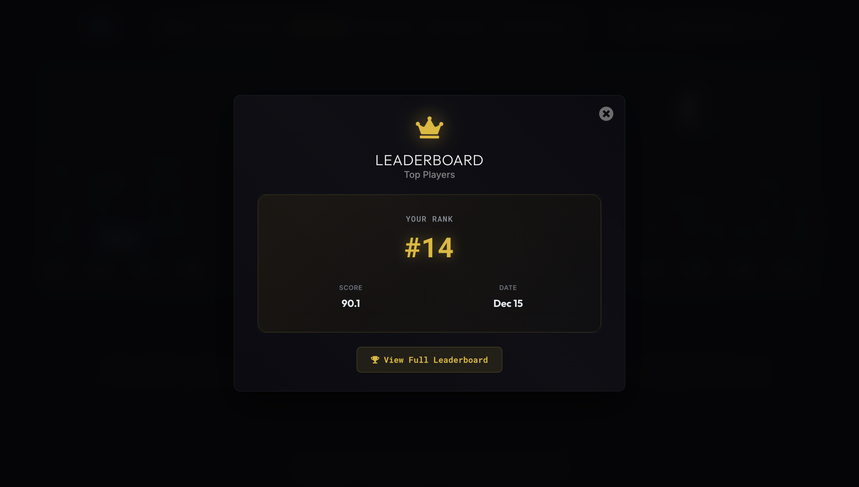 Leaderboard