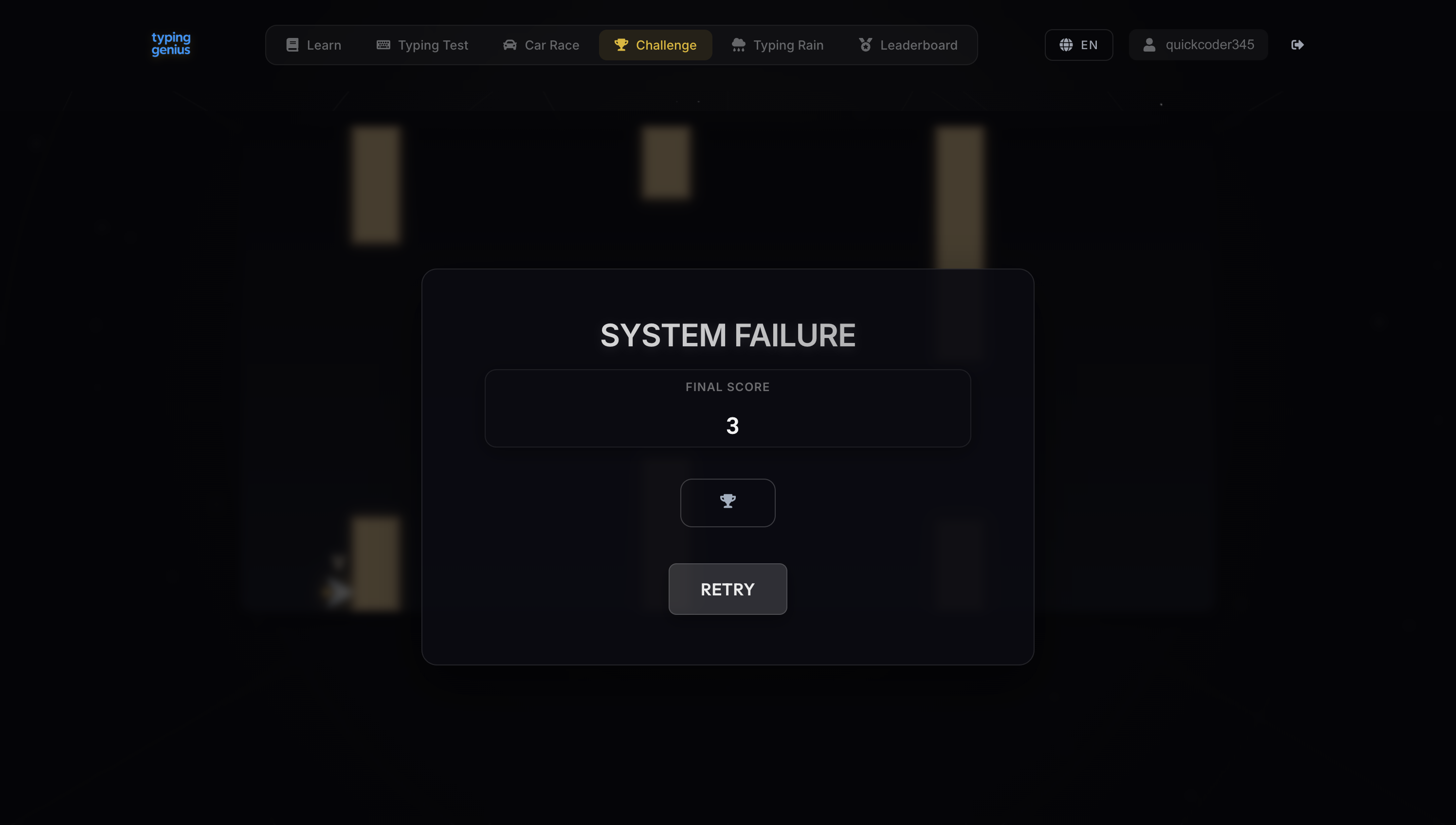 System failure